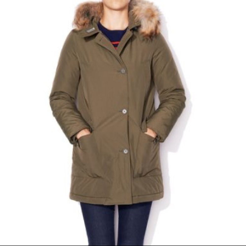 WOOLRICH JOHN RICH & BROS Down Coat Detachable Fur